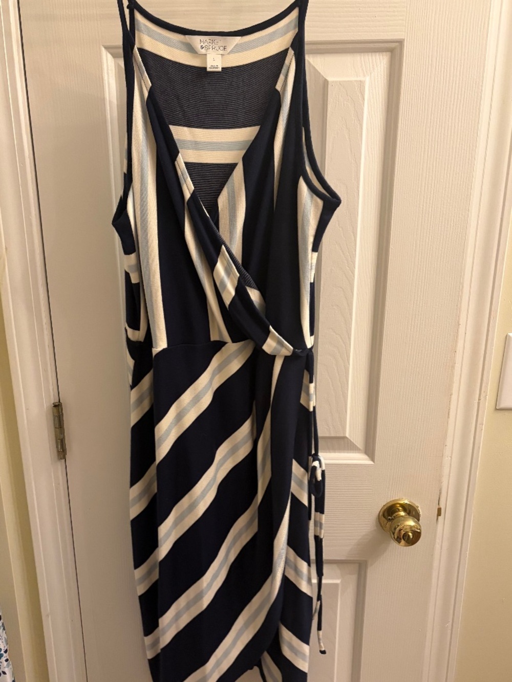 Navy and White Striped Marley & Spruce Dress